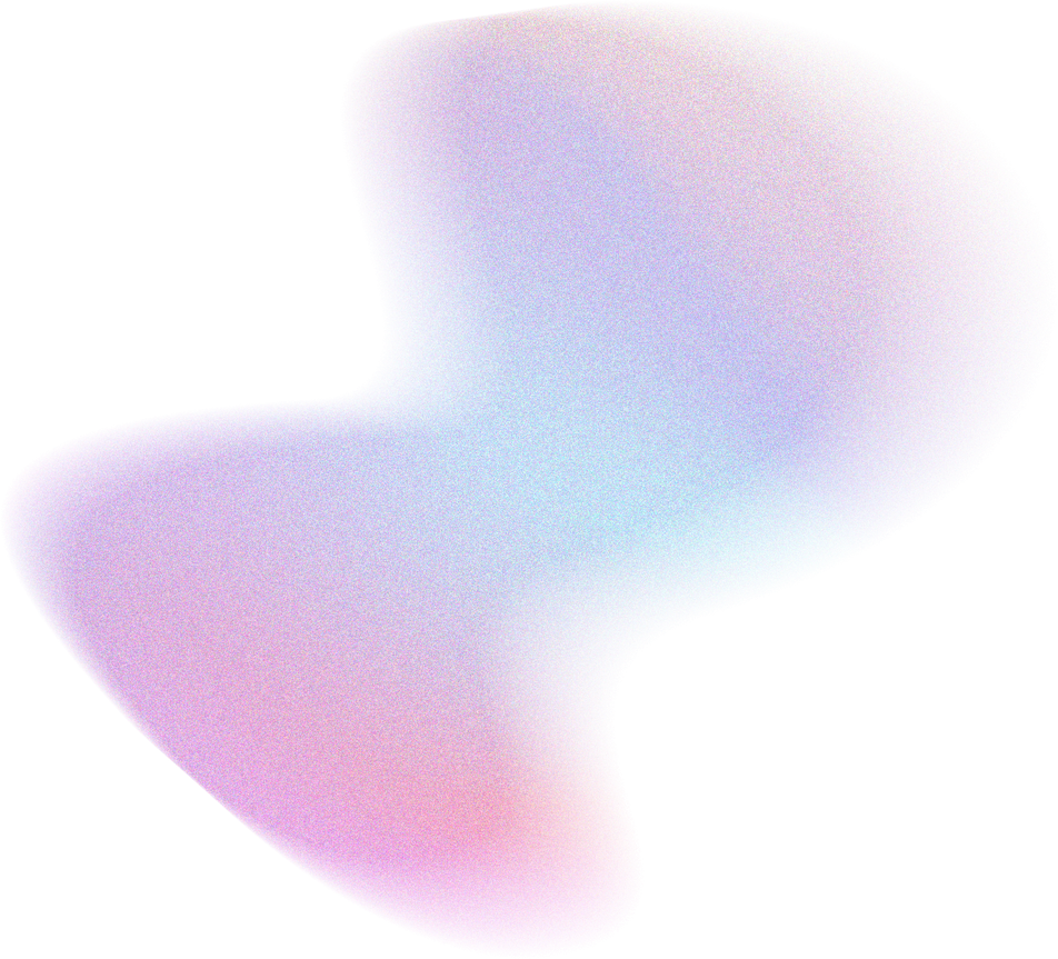 Abstract Grainy Gradient Blob Shape