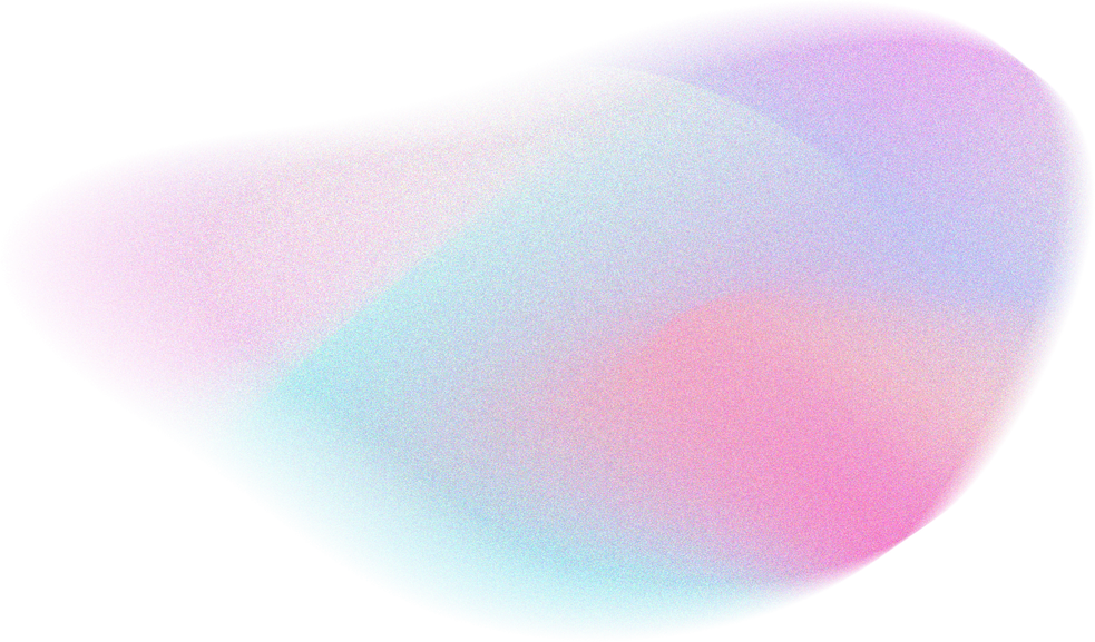 Grainy  Organic Shape with Pink and Blue Tones
