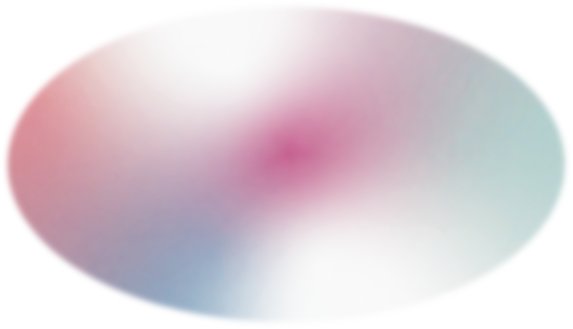 Dreamy Gradient Iridescent Oblique in Red, Blue, and Green